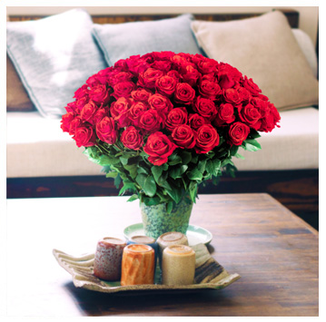 Bouquet 101 roses Au Pays des Fleurs