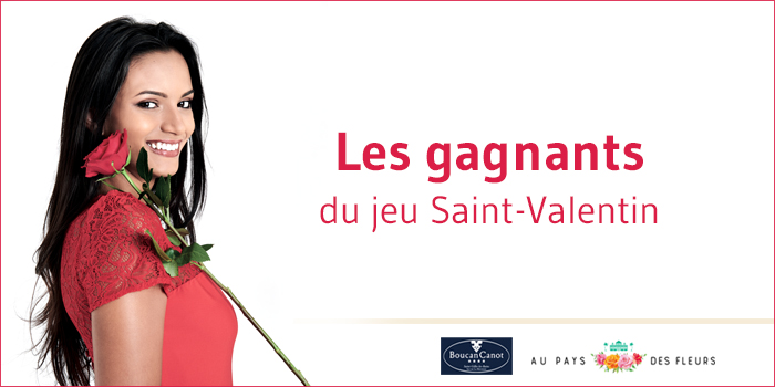 Gagnant jeu Saint Valentin